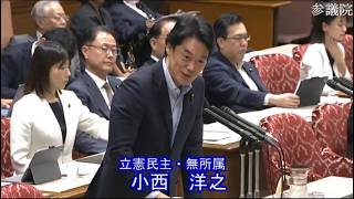 【令和8年7月10日】参議院 政治改革特別委 立憲・小西洋之