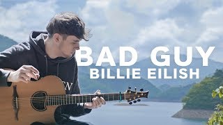 omg I got tickled hehehehehe（00:01:18 - 00:02:48） - Billie Eilish - bad guy - Fingerstyle Guitar Cover