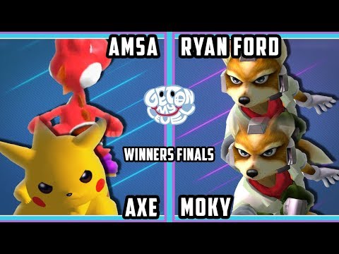GOML 2019 SSBM - aMSa & Axe Vs. Ryan Ford & Moky - Smash Melee Tournament Winners Finals
