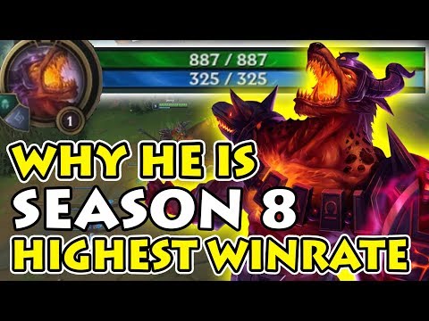 900 HP Level 1 NASUS: Best Scaling Set up with the Highest Winrate Top