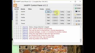 Change default Apache port in XAMPP if PORT 80 Used