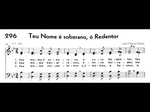 Hinário 5 CCB - Hino 296 - Teu Nome é soberano, ó Redentor - Strings - Teclado Yamaha PSR S670