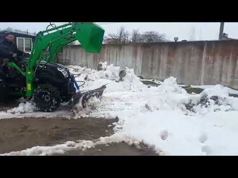 фото отвал универсал (1,6 м) для уборки снега на китайские минитракторы (мтз) 0