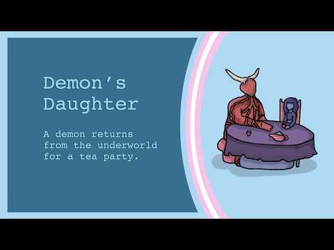 Demons love tea apparently | "Demon's Daughter" from Deeply Dysphoric