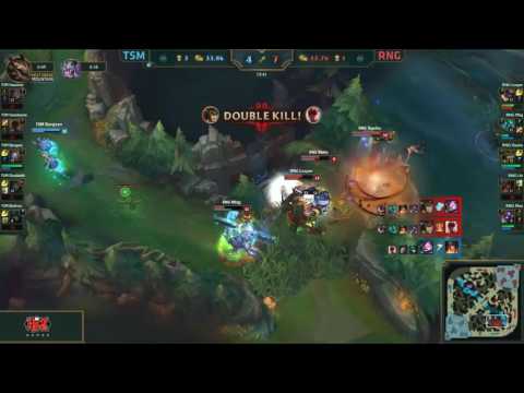 [Worlds 2016] Group Stage Day 1 - TSM vs RNG Highlights