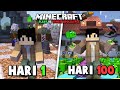 100 Hari Minecraft Plant VS Zombie Apocalypse