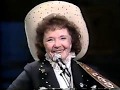 Patsy Montana - I Want To Be A Cowboy's Sweetheart (live on Letterman 1988)