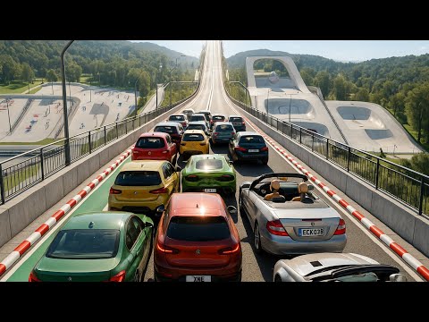 Big Ramp Jumps with Real Car Mods 25 - BeamNG Drive Crashes | DestructionNation