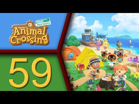 Animal Crossing: New Horizons playthrough pt59 - Diving, Fishing and Chill Summer Fun