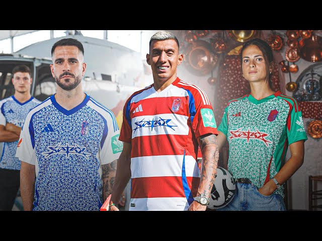 Vídeo relacionado con Granada CF |Bufanda Franjas Anchas Producto Oficial