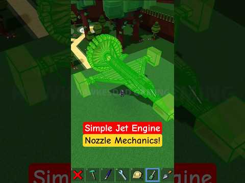 Roblox Build a Boat for Treasure Simple Fighter Jet Engine Nozzle Mechanics #roblox #babft