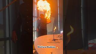 Methane bubbles 🔥 #teacher #school #science #scienceexperiment #chemistry #education #inspiration