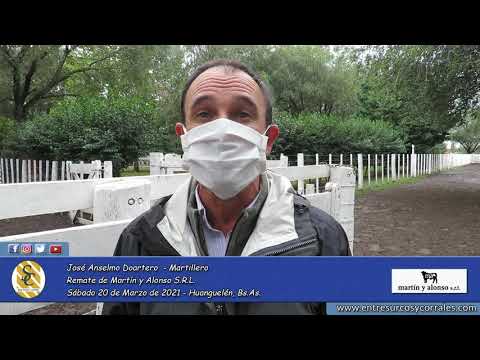 20-03-21 - José Anselmo Doartero - Martillero - Remate de Martín y Alonso S.R.L. - Huanguelén