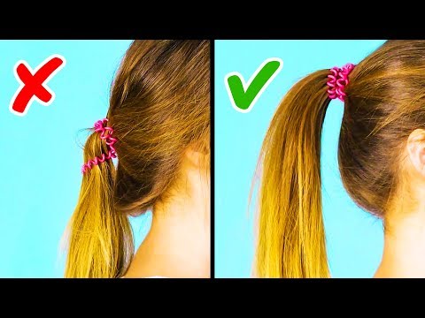 20 COOL 1-MINUTE HAIRSTYLE HACKS