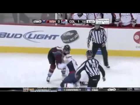 Matt Hendricks vs Cody McLeod December 17th 2011