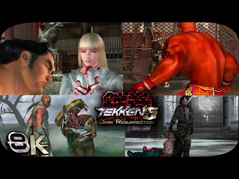 Tekken 5 Dark Resurrection | All Characters | Interaction 8K UHD