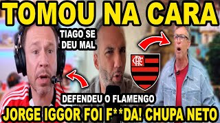 JORGE IGGOR DEU NA CARA DO NETO E DO TIAGO LEIFERT E DEFENDEU O FLAMENGO! 