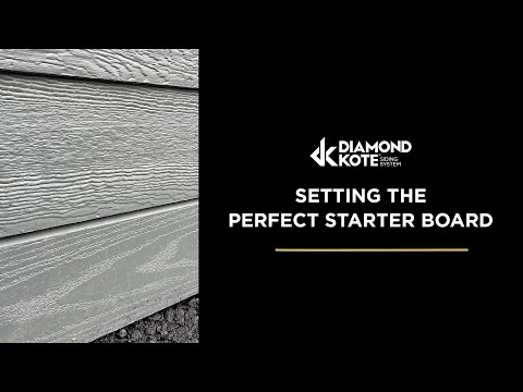 Setting the Perfect Starter Board For Siding Installation