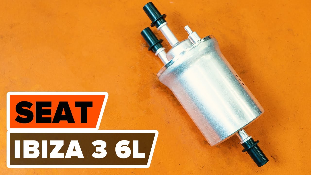 Jak vyměnit palivový filtr na Seat Ibiza 6L1 – návod k výměně