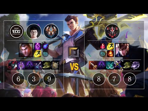EDG Aodi Jayce vs Quinn Top - KR Challenger Patch 10.11