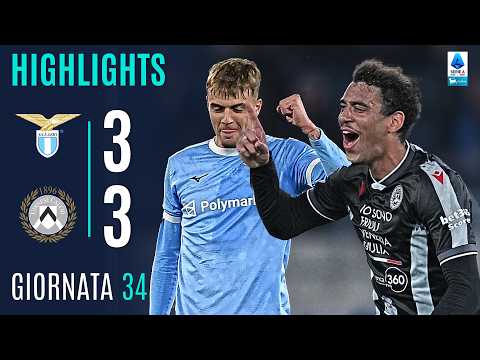 Video highlights della Lazio vs Udinese (3 a 3) - Giornata 34 - Fantacalcio e fantamedie