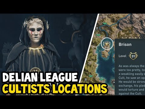 Assassin's Creed Odyssey - All DELIAN LEAGUE CULTIST Location Walkthrough
