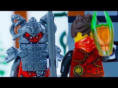 LEGO Ninjago Movie STOP MOTION W/ Kai Vermillion Egg Hunt  | Ninjago | By Lego Worlds Video