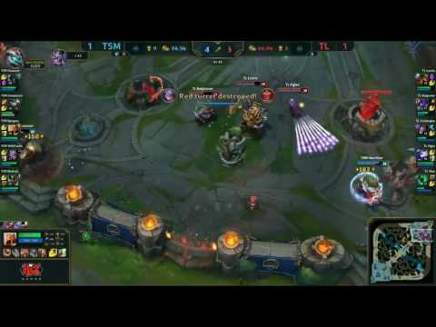 040  TSM vs Team Liquid Highlights Game 3   NALCS W2D2 Spring 2017   TSM vs TL G3