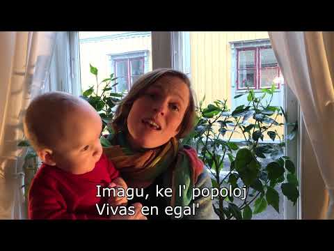 Imagu - imagine - Esperanto coronavirus lockdown