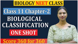 Biological Classification Class 11 One Shot for NEET | NCERT Explanation