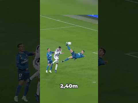 La chilena de 2,40 m: la obra maestra legendaria de Cristiano Ronaldo #futbol #ronaldo #messi #cr7