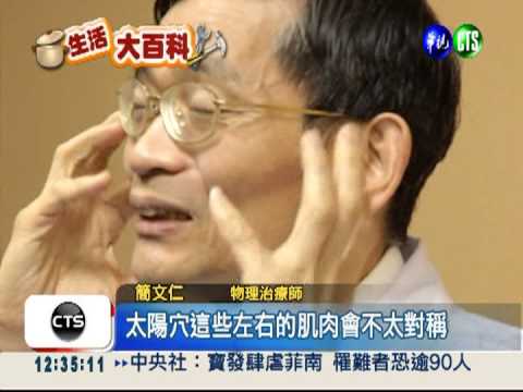 左右臉不對稱? 吃飯姿勢有關係