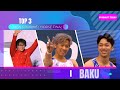 Top 3 in Men's Pommel Horse Final - 2024 Baku Gymnastics Apparatus World Cup