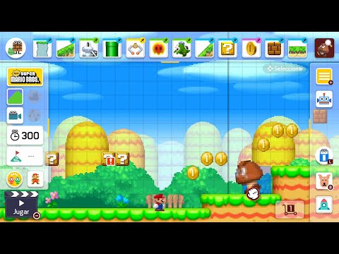 New Super Mario Bros DS Gamestyle in Mario Maker 2 | Preview #1