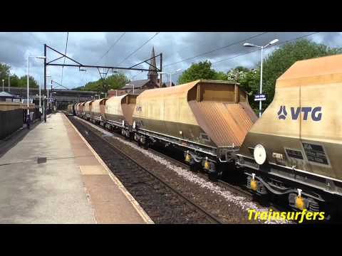 DB Red Class 60 No. 60074 on 6H43 Pendleton - Tunstead @ Guide Bridge on 28.05.15 - HD
