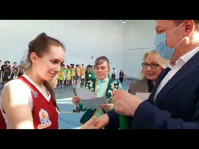 Награждение победителей зонального этапа "КЭС-БАСКЕТ"