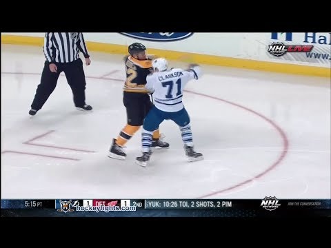 David Clarkson vs Jarome Iginla Nov 9, 2013