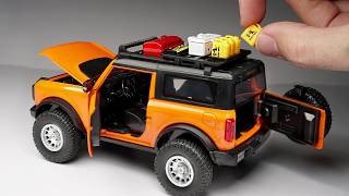 Unboxing of Ford Bronco 1:24 Scale Diecast Model Car 💛