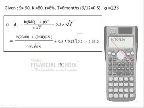 Black and Scholes Model Call Option