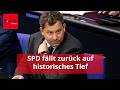 SPD Fällt Zurück Auf Historisches Tief