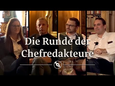 Die Runde der Chefredakteure I: "Alternative Medien";  Kampfbegriff "Verschwörungstheorie"
