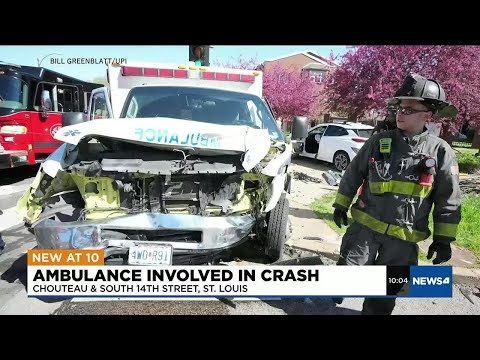 Ambulance involved crash south of Downtown West