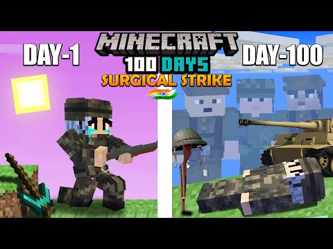 4x4 gaming - ARMY SOLDER Surgical Strike war in Minecraft