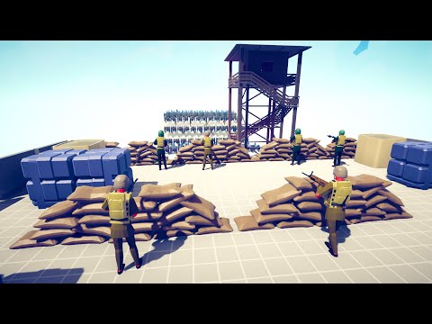 ARMY CAMP vs 100x EVERY UNITS 🎖️🎖️🎖️ | Totally Accurate Battle Simulator (TABS)