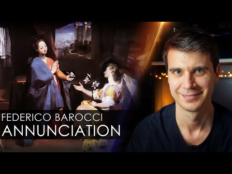 The Annunciation full of secrets by Barocci