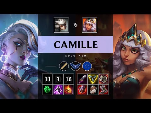 Camille Mid vs Qiyana - EUW Diamond Patch 25.11