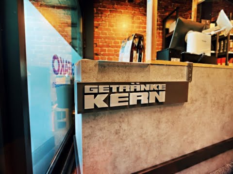 Getränke KERN in Wiesenbach (Hessen) im neuen Retro-Look.