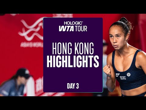 Day 3 in Hong Kong featuring Fernandez, Joint, Cirstea, and Bucsa | WTA Match Highlights
