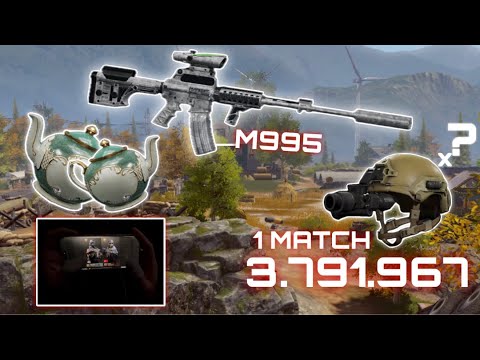 HAND CAM | M16 + M995 Big Thermal Hunt in FARM120K | Arena Breakout