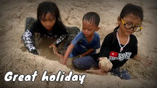 Download lagu Liburan Ke pantai Klayar Seru Sekali!!  Holidays to Klayar beach. Very exciting mp3